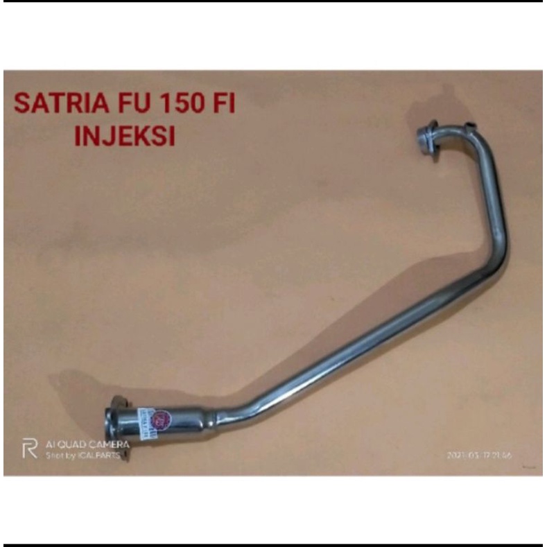 LEHER KENALPOT SAMBUNGAN LEHERAN NALPOT SATRIA FU 150 FU F1 FI INJEKSI TEBAL BEST QUALITY