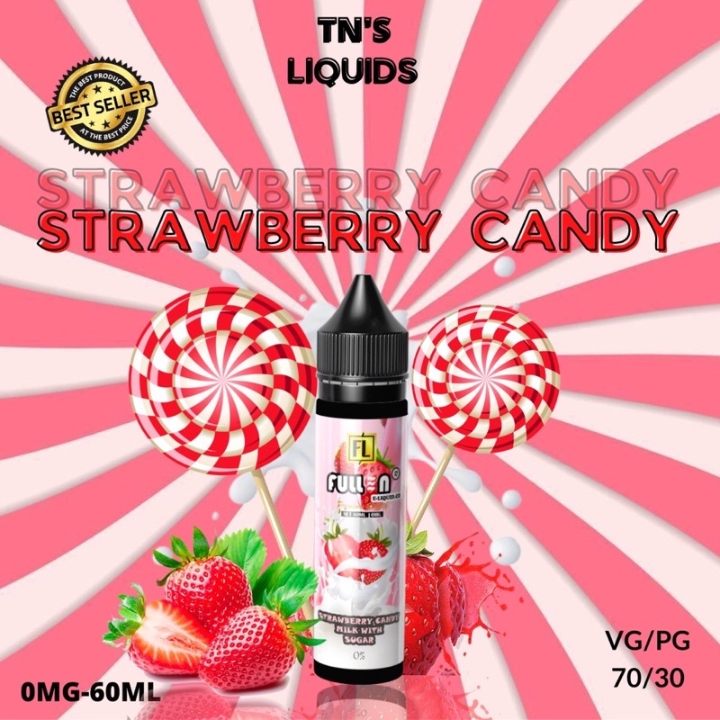 Lquids 60ml dan 30ml  strawberry candy dan all varian likuids paling enak | pods | liqud | liwit | vapee.