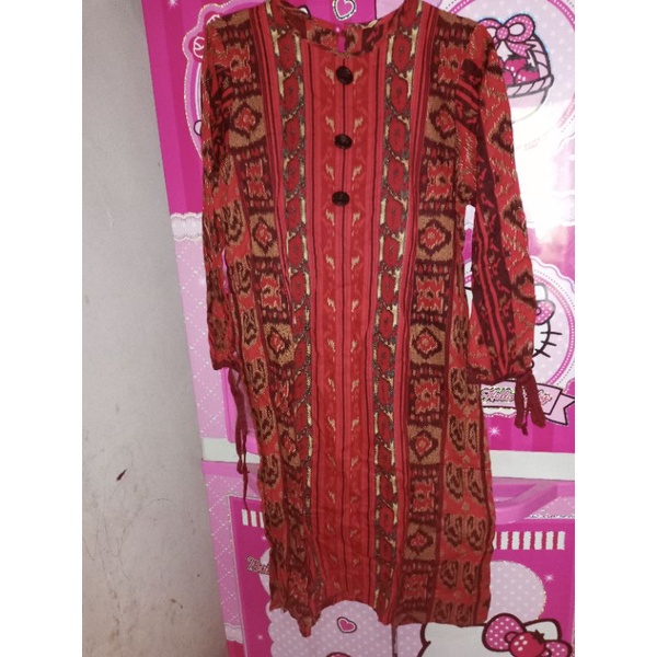 tunik songket / atasan wanita motif songket