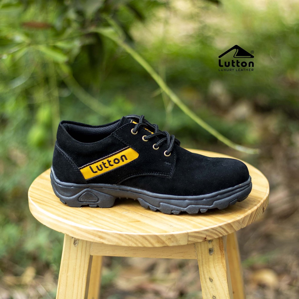 Lutton 39-43 Sepatu Safety Ujung Besi - SAFETY MOCASIN