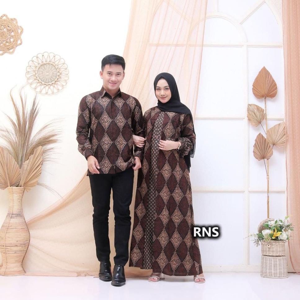 "BLG.18Oc22q" Baju Couple Pasangan keluarga2022 Batik Gamis Kebaya Kapel Keluarga Suami Istri Batik 