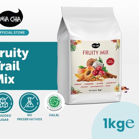 

Harga Oke--Mia Chia Fruity Mix 1kg - Sarapan Muesli Granola Organic Diet Sehat