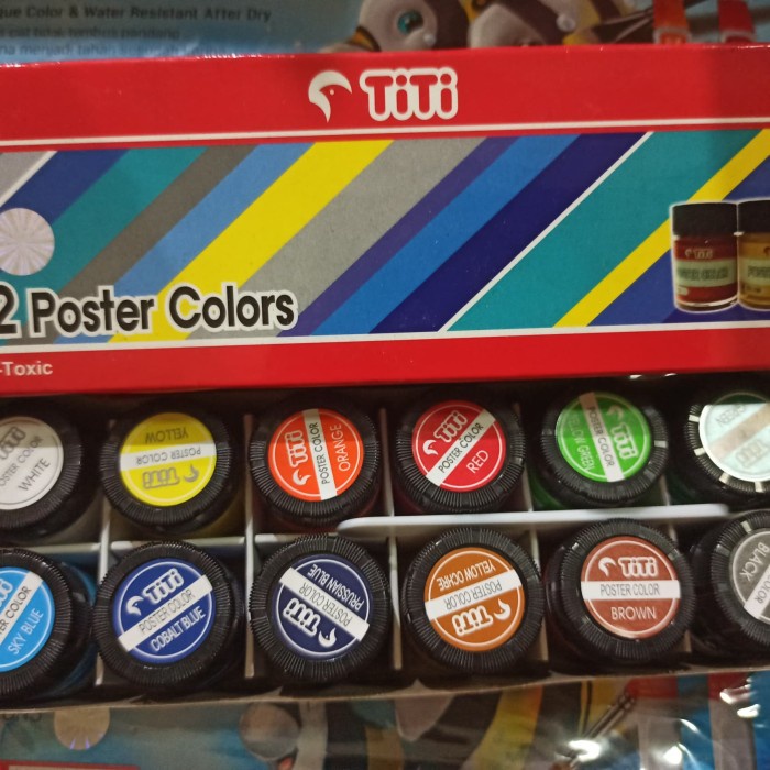 

Lucu Cat Poster Titi 12 Warna 10 Ml Hemat