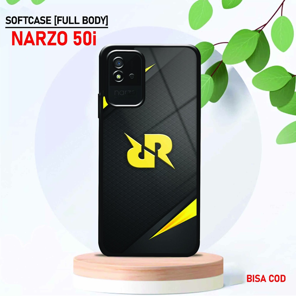 Softcase Glossy Realme Narzo 50i - Fashion Case [ UC 50 ] Realme Narzo 50i - Softcase Mengkilat Real