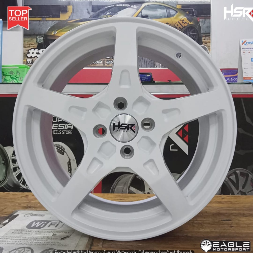 VELG MOBIL R16 RING 16 VELG MOBIL JAZZ YARIS AGYA AYLA ORIGINAL HSR PENTE WHITE