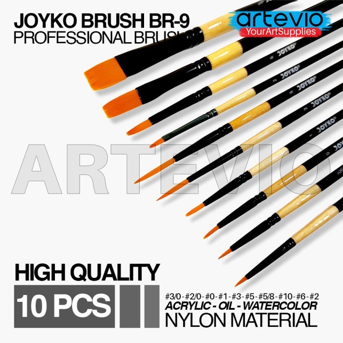 

Promo Brush Kuas Cat Air Cat Minyak Lukis Acrylic Joyko Br-9 Gilaa!!!