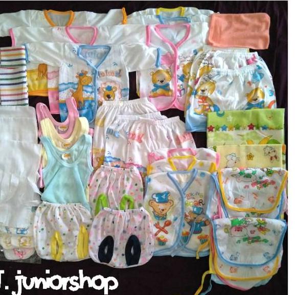 Hot Sale PAKET Perlengkapan Baju Bayi Baru Lahir perlengkapan baju bayi baru lahir dan Paket Hadiah 