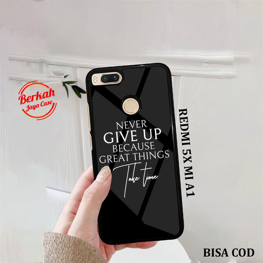 Case XIAOMI REDMI 5X MIA1 Casing REDMI 5X MIA1 case QUOTES ENGLISH Case hp kondom hp case aesthetic 