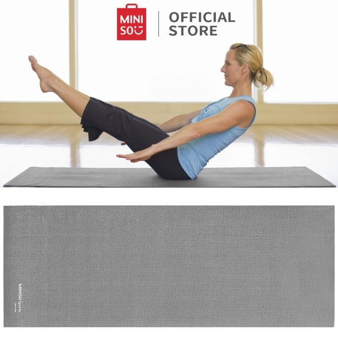 MINISO Matras Yoga 4mm Yoga Mat PVC Anti Slip Alas Olahraga Karpet