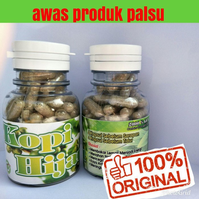 Kapsul Kopi Hijau!! Pelangsing Alami!!