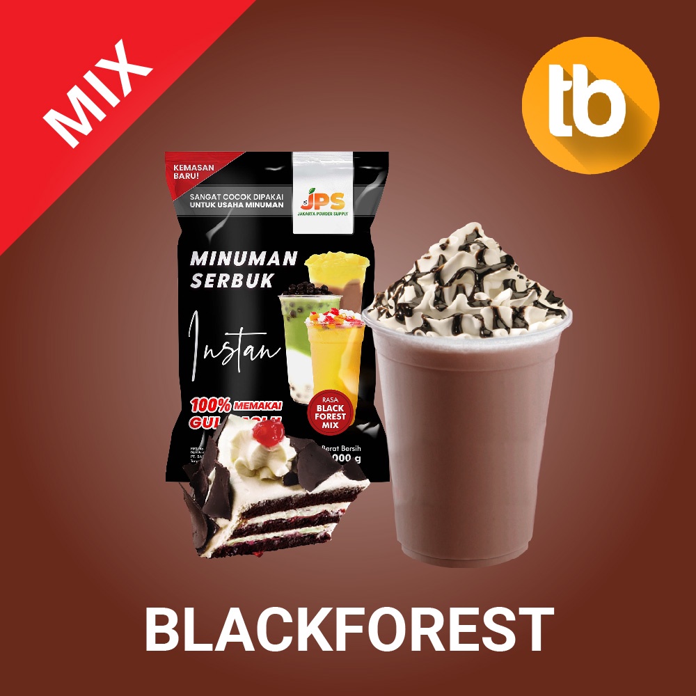 

JPS Powder Bubuk Minuman Serbuk Instan Rasa Blackforest Mix Campur Gula 1Kg