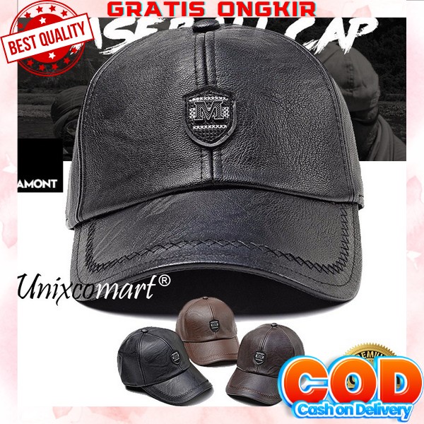 Topi Pria Remaja Original Import Branded Distro Cowok Keren Polos Terlaris Bisa Cod Import Casual Te