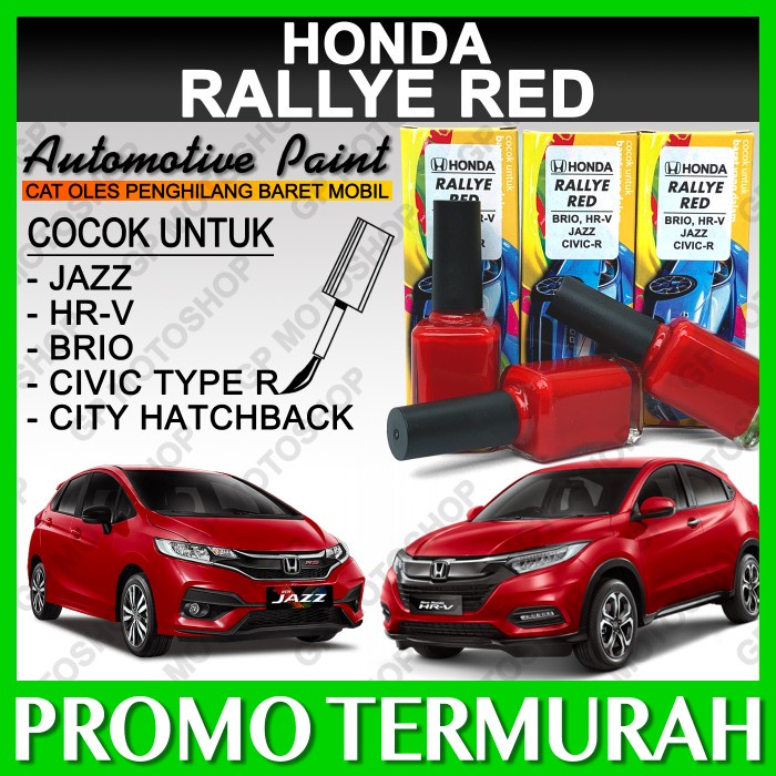 HONDA RALLYE RED CAT OLES PENGHILANG BARET MOBIL JAZZ HRV BRIO MERAH