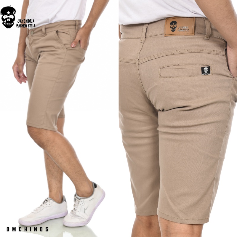 Celana Chino Pendek Pria Chinos Short Pants Slim fit Outfit Fashion Premium Distro Casual Santai