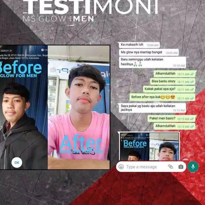 11.11 MALL Ms glow men Ms glow for men Ms glow Ms glow original Perawatan wajah pria grosir