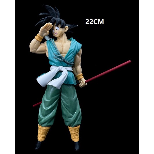 Son Goku Action Figure Dragon Ball Dragonball Tongkat Baju Hijau