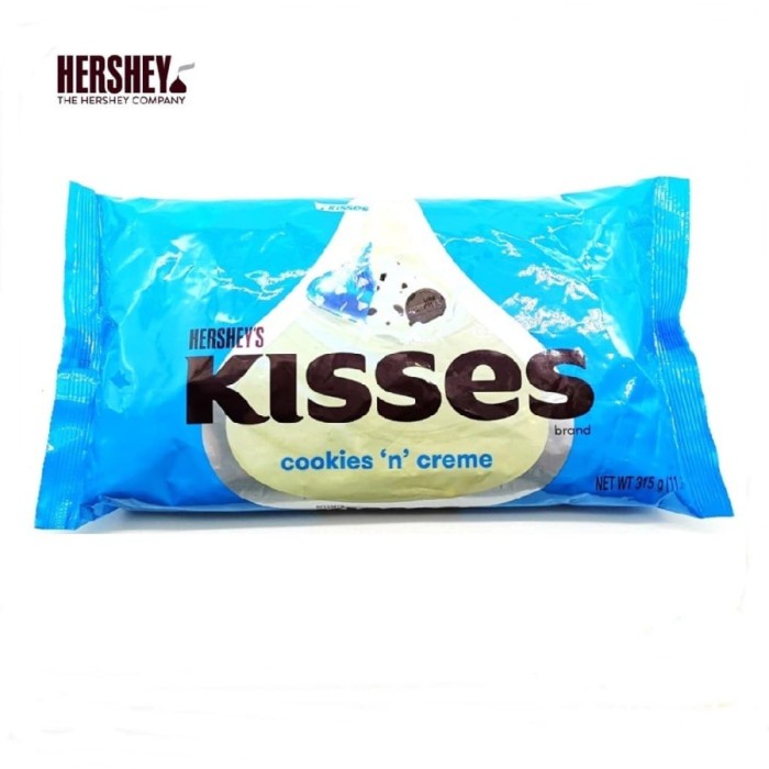 

HERSHEY'S Hershey Kisses Cookies and Cream Chocolate Coklat Permen