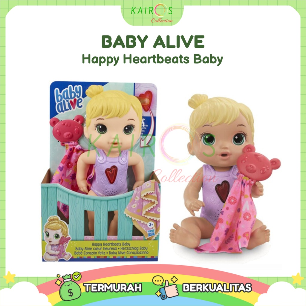 Baby Alive Happy Heartbeats Baby Mainan Anak Boneka