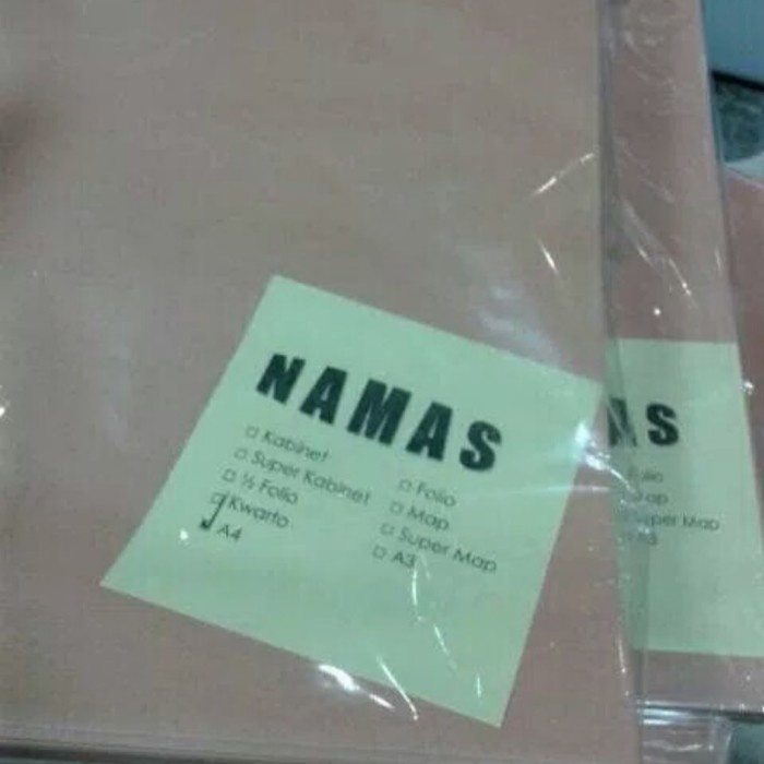 

Limited Amplop Coklat Ukuran A4 Namas Trendi