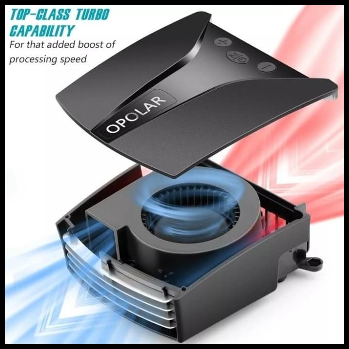 Opolar Fan Cooler With Temperature Display For Nintendo Switch