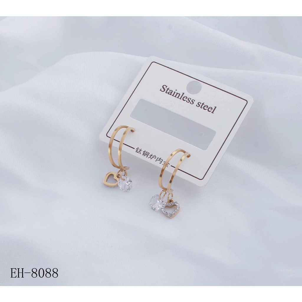 Anting Titanium Permata Perhiasan Fashion 8316/1416/8088