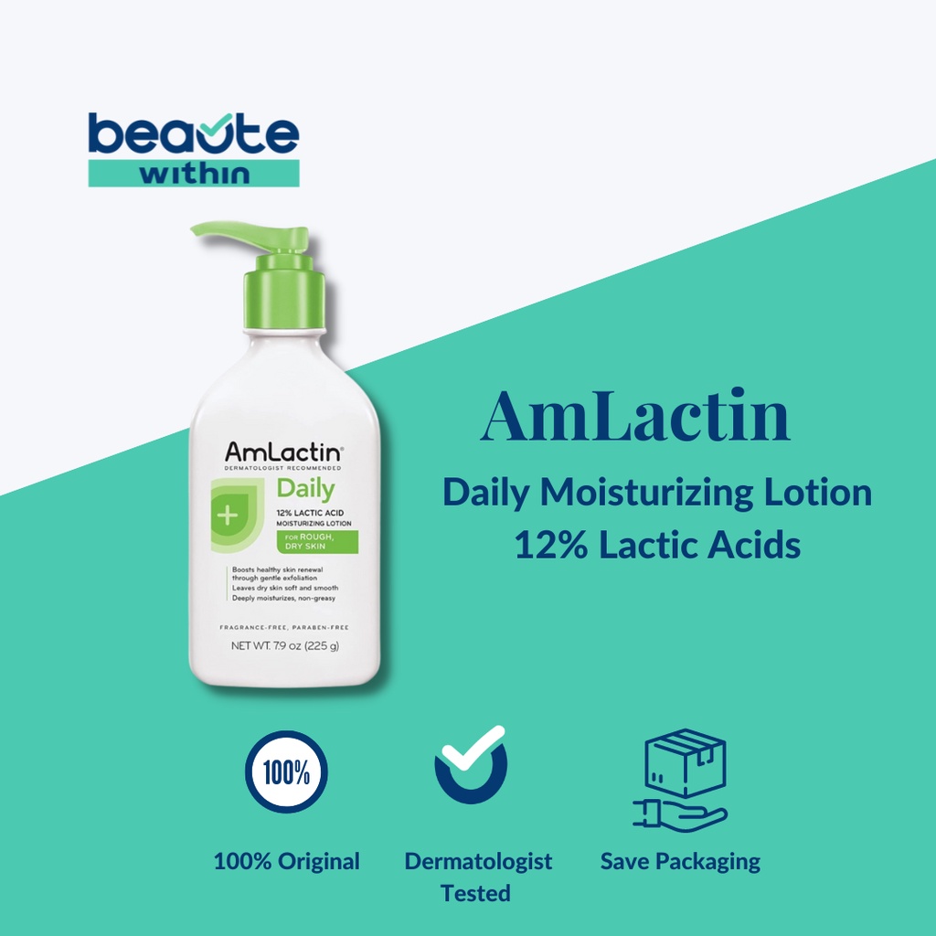 Jual AmLactin Daily Moisturizing lotion 12 Lactic acid Shopee Indonesia