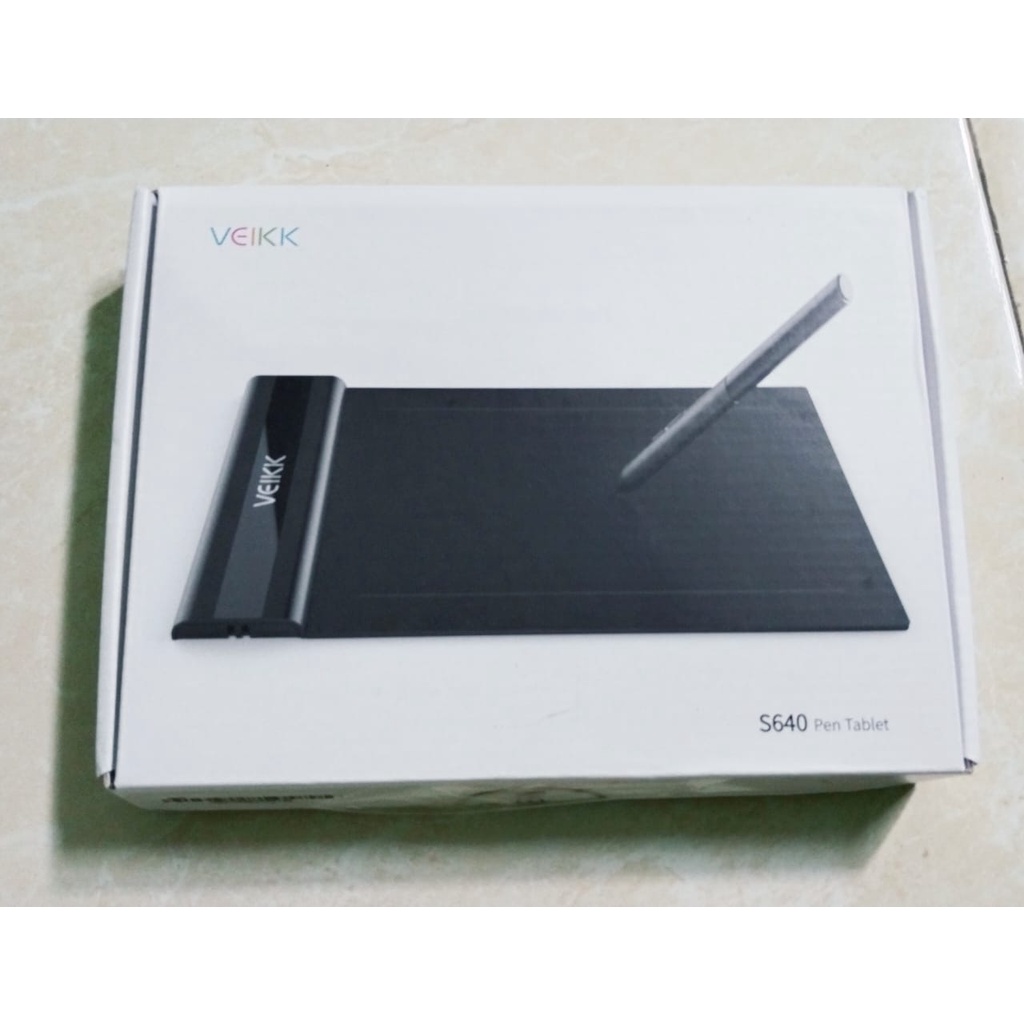 Jual VEIKK S640 Digital Graphic Drawing Pen Tablet Gambar dan OSU 8192