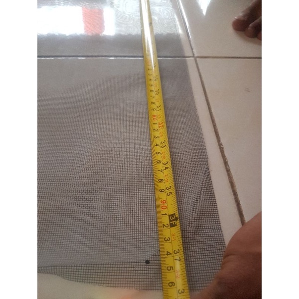 kain kasa nyamuk plastik nilon putih - hitam - biru - hijau