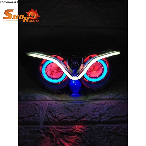 ✔✔ LAMPU PROJIE PROJI ALIS DAN REFLEKTOR LAMPU DEPAN JUPITER Z 2006 BURHAN SPARK 110 TINGGAL PASANG