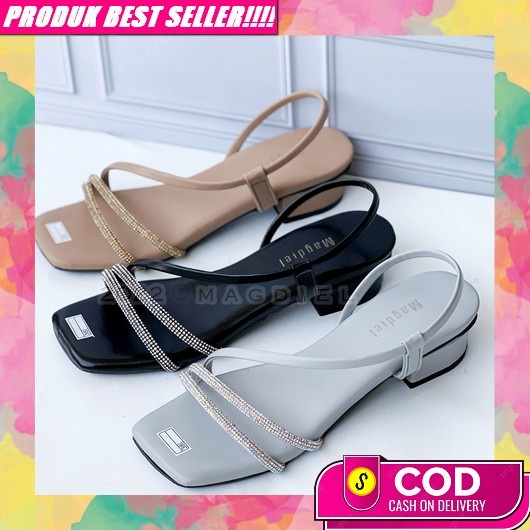 Sandal Wanita Heels Kaca Andini 5 Cm/Jelly Bening/Terbaru/Cod A3Y_Collection Heels Wanita Terbaru Ha