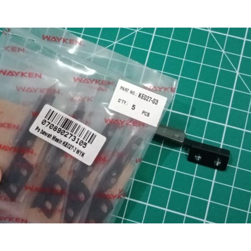 Pisau Mesin Potong Lempar End Cutter PISAU ATAS dan PISAU BAWAH