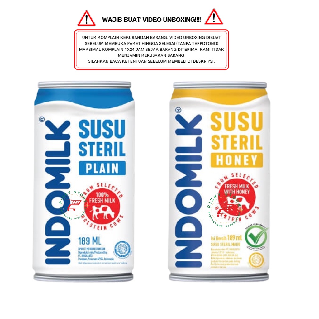 INDOMILK SUSUSTERIL 189ml 2 varian