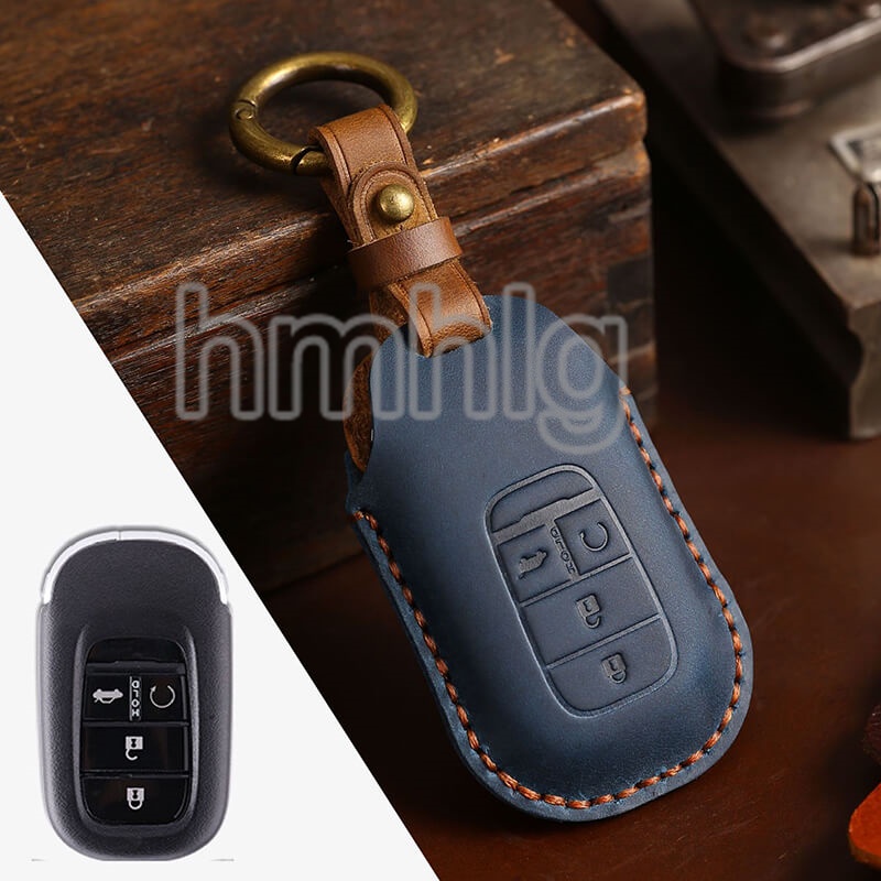 Case Kunci Remote Mobil Keyless Entry Bahan Kulit Untuk Honda HRV 2022 Honda Civic 2022 FE