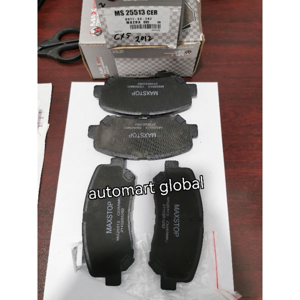 brake pad kampas rem depan mazda cx5 ceramic