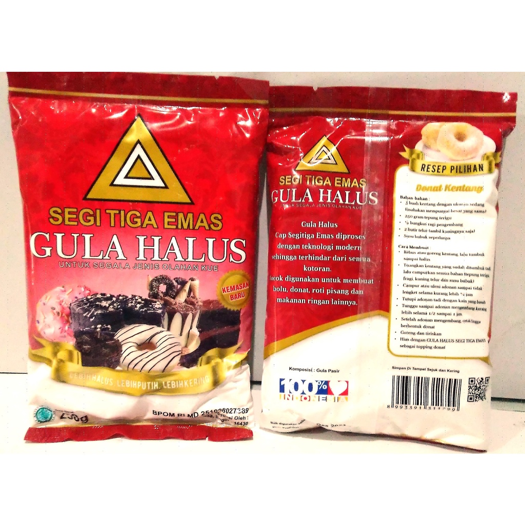 Gula Halus Segitiga Emas 250 Gram