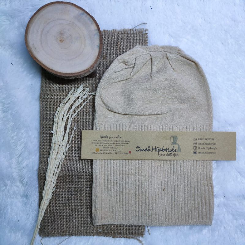 ciput rajut kupluk premium // inner rajut kupluk premium