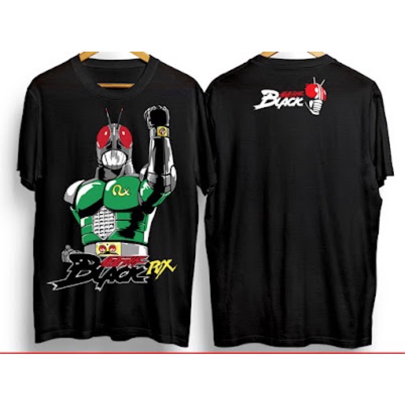 T-shirt Kaos/Baju Baja Hitam RX