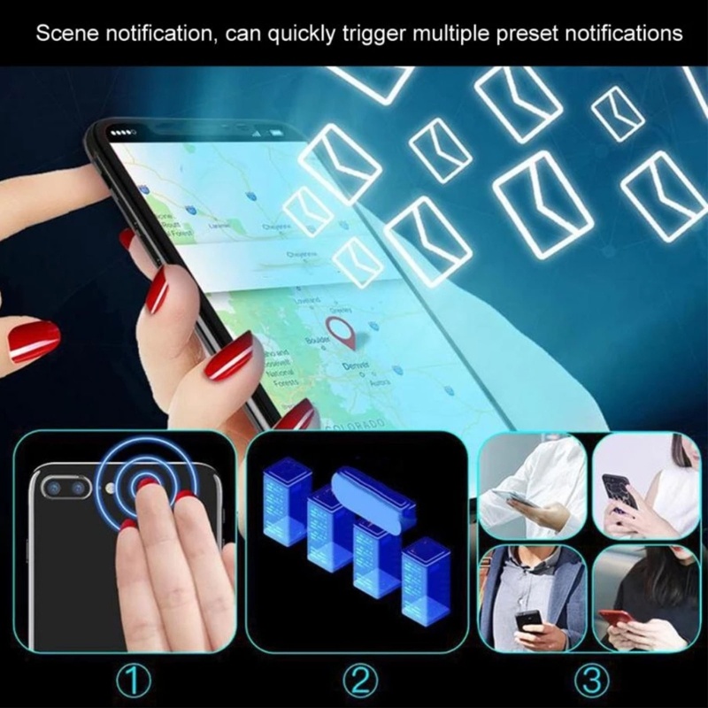 Vivi Smart Nail Chip Sticker Stiker Kuku Chip Dengan Gambaran Pemandangan Virtual Call