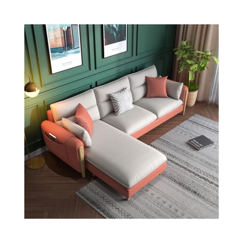 sofa mewah sofa model L minimalis modern