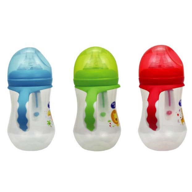 BabySafe Milk Flow System Wide Neck Bottle WN06 - 260 ml (Tersedia varian warna)