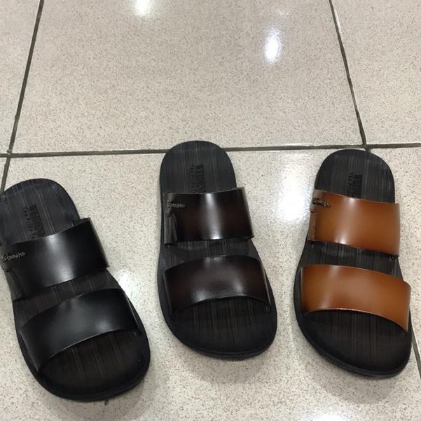 Sandal Pria Weidenmann RB 02 Original Casual cowok kulit nyaman kuat ban dua Ori Distro [KWR.22Oc22ᶻ