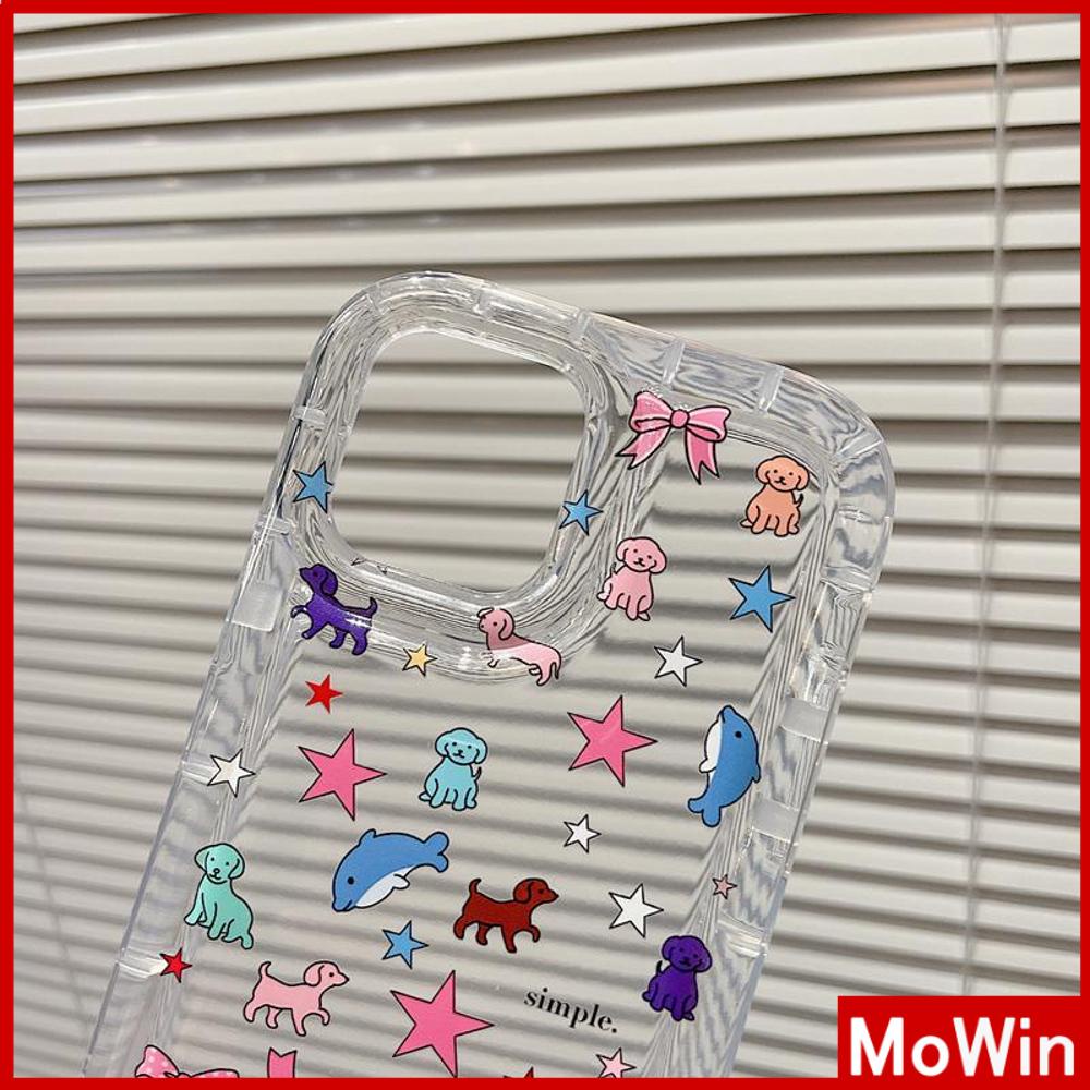 For iPhone 14 Pro Max iPhone Case Thickened TPU Soft Case Clear Case Airbag Shockproof Protection Camera Cartoon Cute Compatible For iPhone 13 Pro Max 12 Pro Max 11 7plus XR xs max