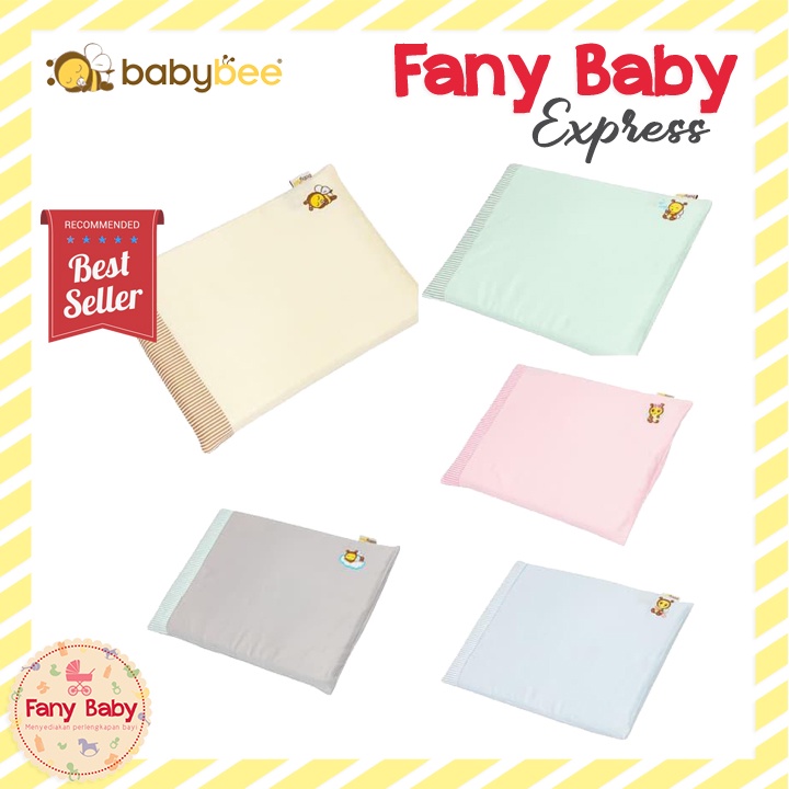 BABY BEE INFANT PILLOW SUPORT WITH CASE