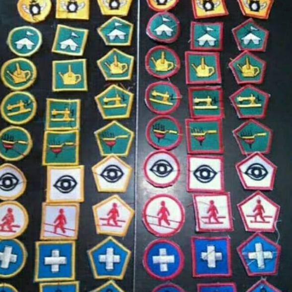 MGD.18Oc22p ◦ TKK pramuka 10 wajib siaga-pengalang-penegak -tkk  pramuka 100pcs-bordir tkk pramuka