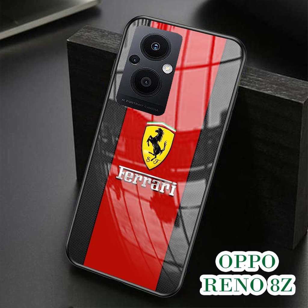 Softcase Kaca Oppo Reno 8z - Case Handphone OPPO Reno 8z [T41].