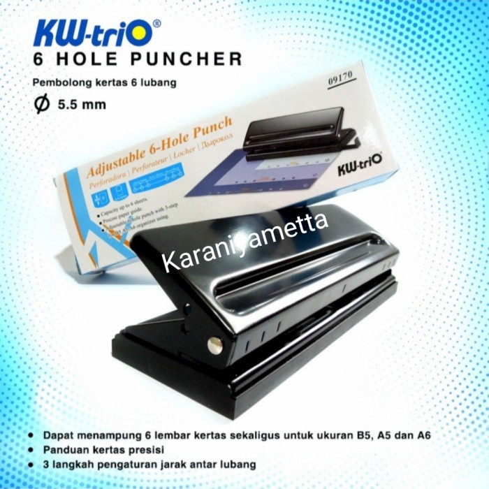 

Limited Paper Punch Kw-Trio 6 Lubang Murah