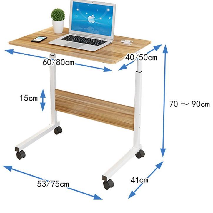 Langsung Atc KOKOID Meja Laptop Meja Roda Portable Stand Aluminium Meja Belajar Multifungsi Anti Air