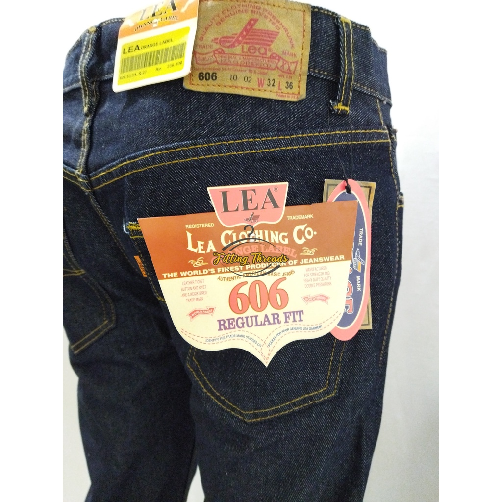 Celana Jeans Pria Lea 606 Standar Regular Fit / Celana Jeans Levis Lepis Cowok Standart Reguler Fit Lea 606