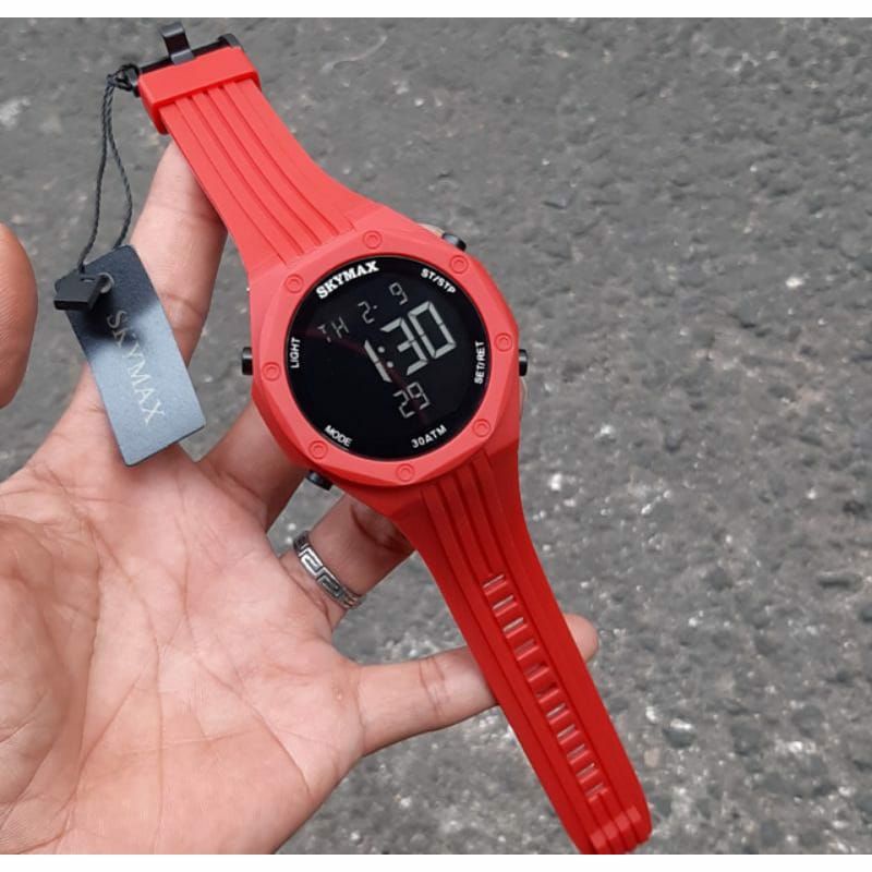 Jam Tangan Skymax Terlaris Digital Tahan Air Waterproof 30M