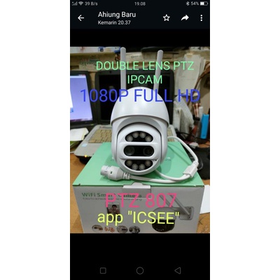 CCTV OUTDOOR IP CAM KAMERA PTZ  APLIKASI ICSEE 5 MP OUTDOOR